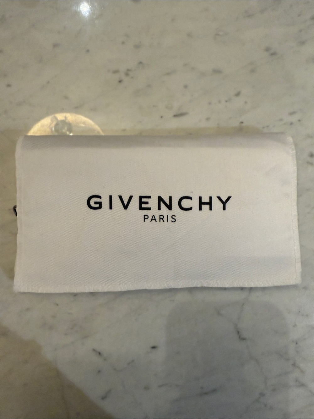 Givenchy Black Leather Zip Wallet with White Paint-Splatter - Picture 4 of 4